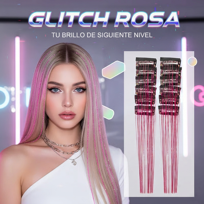 🏆Oferta relámpago: ¡49% de descuento! ⚡ ¡Más de 50.000 vendidos! Casi agotado – ✨ Extensiones de cabello con purpurina tipo clip (paquete de 12)