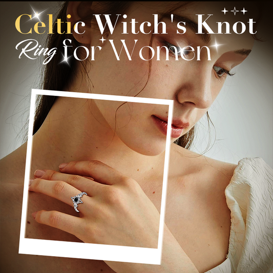 🔮 Anillo Nudo de Bruja Celta para Mujer – Místico y Atemporal ✨💍