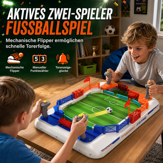 📢 ¡50 % de descuento! ⚽ Juego de fútbol de mesa para 2 jugadores: diversión familiar trepidante, desarrolla los reflejos y la coordinación ojo-mano 🏆