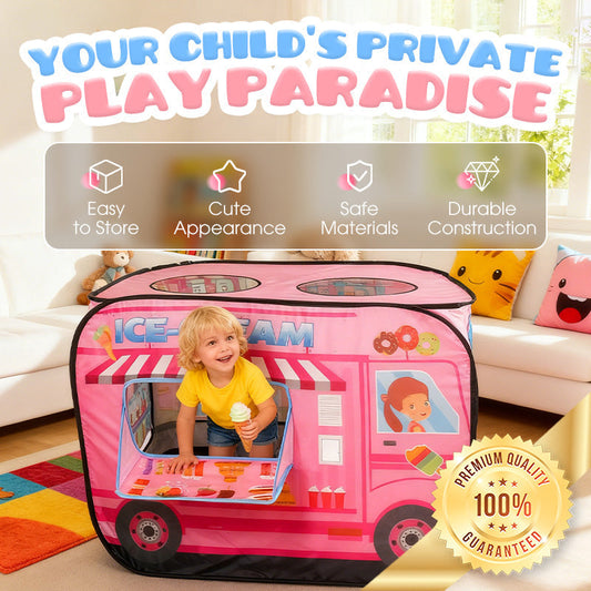 Tienda de Campaña Plegable Pop-Up Infantil Temática de Vehículos