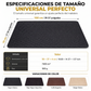 Alfombrilla de maletero de coche universal de piel PVC para sedanes y SUV, fácil de limpiar, 100 x 70 cm