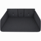 Alfombrilla de maletero de coche universal de piel PVC para sedanes y SUV, fácil de limpiar, 100 x 70 cm