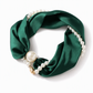 Collar bufanda de perlas