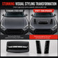 Toma de Aire Decorativa para Cofre de Auto - Estilo Deportivo