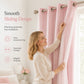 Cortinas Doble Capa Elegantes con Tul y Bloqueo de Luz