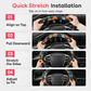 Funda Elástica Estampada para Volante de Auto – Sin Aro Interior (37–38 cm)