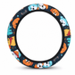 Funda Elástica Estampada para Volante de Auto – Sin Aro Interior (37–38 cm)