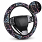 Funda Elástica Estampada para Volante de Auto – Sin Aro Interior (37–38 cm)
