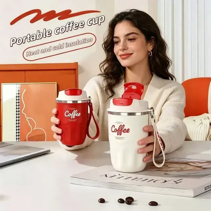 Termo Inteligente para Café con Pantalla de Temperatura – Acero Inox 316 (360ml)