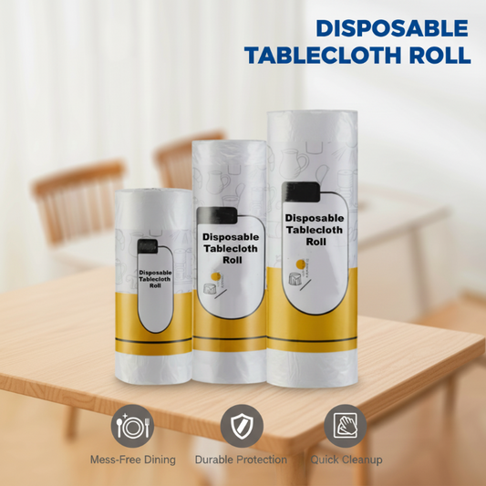 Mantel Desechable en Rollo Impermeable y Resistente a Manchas