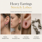 Aretes Trepadores de 3 Hileras con Cristales Brillantes