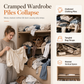 Organizador Colgante para Clóset – Maximiza el Espacio y Mantén tu Ropa Ordenada
