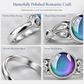 Anillo Termosensible con Cambio de Color Mágico y Filigrana Romántica