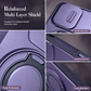 Funda de Uso Rudo Antigolpes con Tapa Deslizante y Soporte para Celular