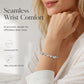 Pulsera Cubana de Mariposas con Circonias Pavé – Cadena Plateada para Mujer
