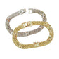 Pulsera Elegante de Cadenas Múltiples con Dijes de Mariposa