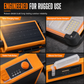 Lámpara Solar Portátil Multifuncional para Camping y Emergencias con Power Bank