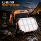 Lámpara Solar Portátil Multifuncional para Camping y Emergencias con Power Bank