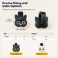 Gancho para Cabecera de Auto con Figura de Gato 3D – Organizador Universal para Asiento Trasero