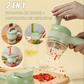 🔥50% PROMOCIÓN FLASH🔪 Mini robot de cocina inalámbrico 4 en 1: picadora, pelador, cepillo, multifunción rápida para tus preparaciones 🍲✨