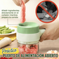 🔥50% PROMOCIÓN FLASH🔪 Mini robot de cocina inalámbrico 4 en 1: picadora, pelador, cepillo, multifunción rápida para tus preparaciones 🍲✨