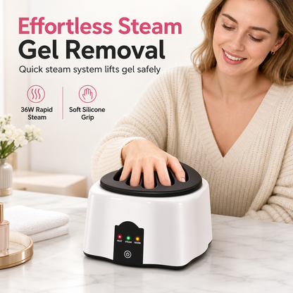 Máquina Removedora de Uñas a Vapor 36W para Gel y Acrílico Profesional