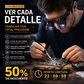 🔍💡 PROMOCIÓN FLASH: ¡50% DE DESCUENTO! Lupa Frontal de Precisión con Iluminación LED – Lentes Ópticas Intercambiables de 2× a 25×, Montura Ligera y Cómoda, Manos Libres para Sus Trabajos Minuciosos de Relojería, Electrónica y Artesanía ✨
