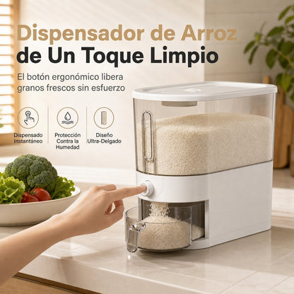 📢📢 50% DE DESCUENTO🍚Recipiente Delgado para Almacenamiento de Arroz – Contenedor Hermético, Resistente a la Humedad y a los Insectos para Arroz y Harina