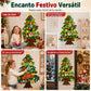 Árbol de Navidad de Fieltro DIY para Niños con Luces y Adornos Desmontables