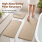 Tapete de Baño Acolchado Ultra Absorbente y Suave