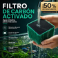 Cubo Filtrante de Carbón Activado para Acuario – Purificador y Desodorizante