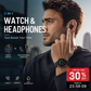 ⌚ ¡50% DE DESCUENTO AHORA! 🎧 Reloj inteligente 2 en 1 con auriculares inalámbricos – Música, llamadas y fitness todo en uno 📱