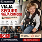 📢📢 ¡50% DE DESCUENTO! ⏰ Silla de Coche Portátil – 5 Puntos de Seguridad· Se Pliega en Cualquier Lugar