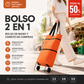 🛒✨ ¡OFERTA 50% OFF! Carrito de Compra Plegable 2 en 1 – Bolsa Portátil de Gran Capacidad 30L para Supermercado, Viajes y Uso Diario 🌿💪