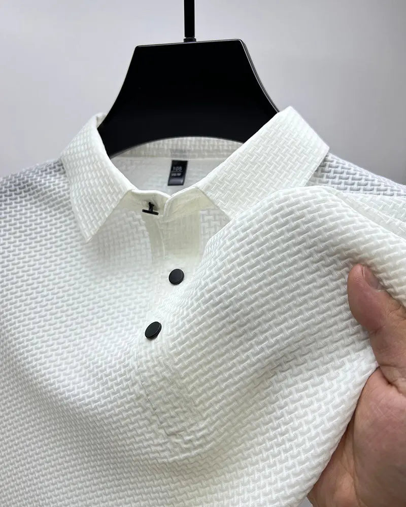 【50% DE DESCUENTO HOY】 CAMISA DE SEDA DE HIELO DE LUJO PARA HOMBRE - Compre 2 Envío gratis benefiyou