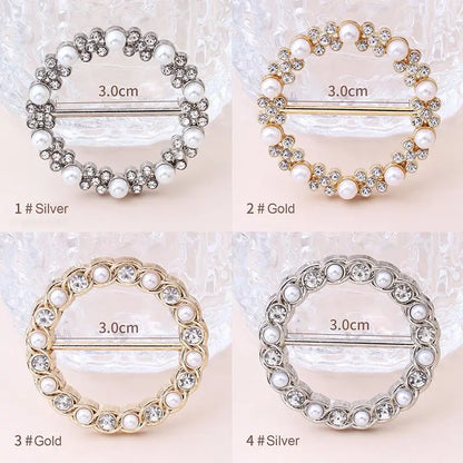 [Compre 1 Obtenga 1 Gratis] Classic All-match Pearl Rhinestone Buckles benefiyou