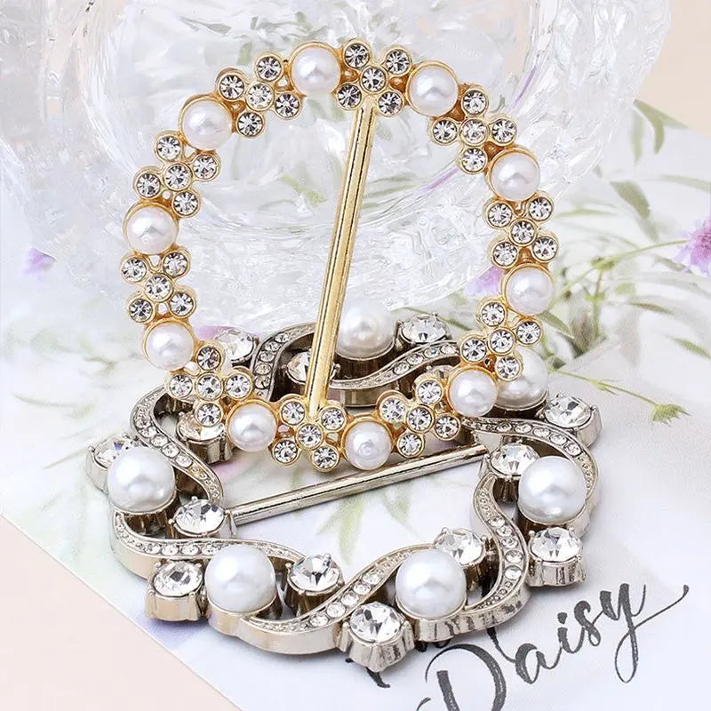 [Compre 1 Obtenga 1 Gratis] Classic All-match Pearl Rhinestone Buckles benefiyou