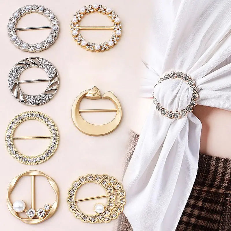 [Compre 1 Obtenga 1 Gratis] Classic All-match Pearl Rhinestone Buckles benefiyou