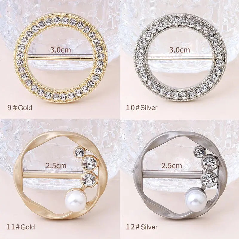 [Compre 1 Obtenga 1 Gratis] Classic All-match Pearl Rhinestone Buckles benefiyou