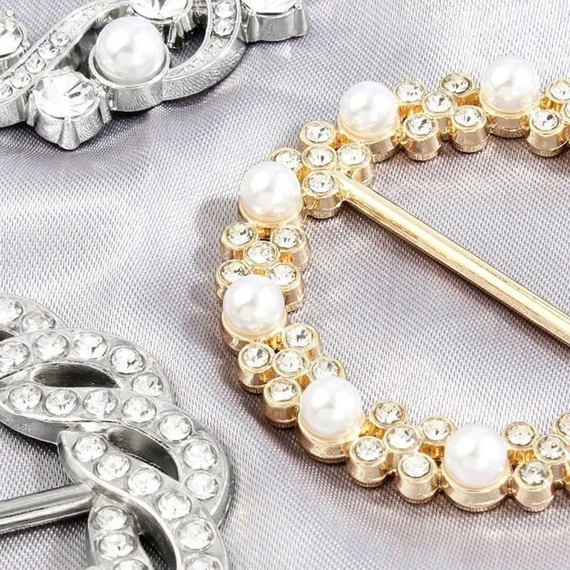 [Compre 1 Obtenga 1 Gratis] Classic All-match Pearl Rhinestone Buckles benefiyou