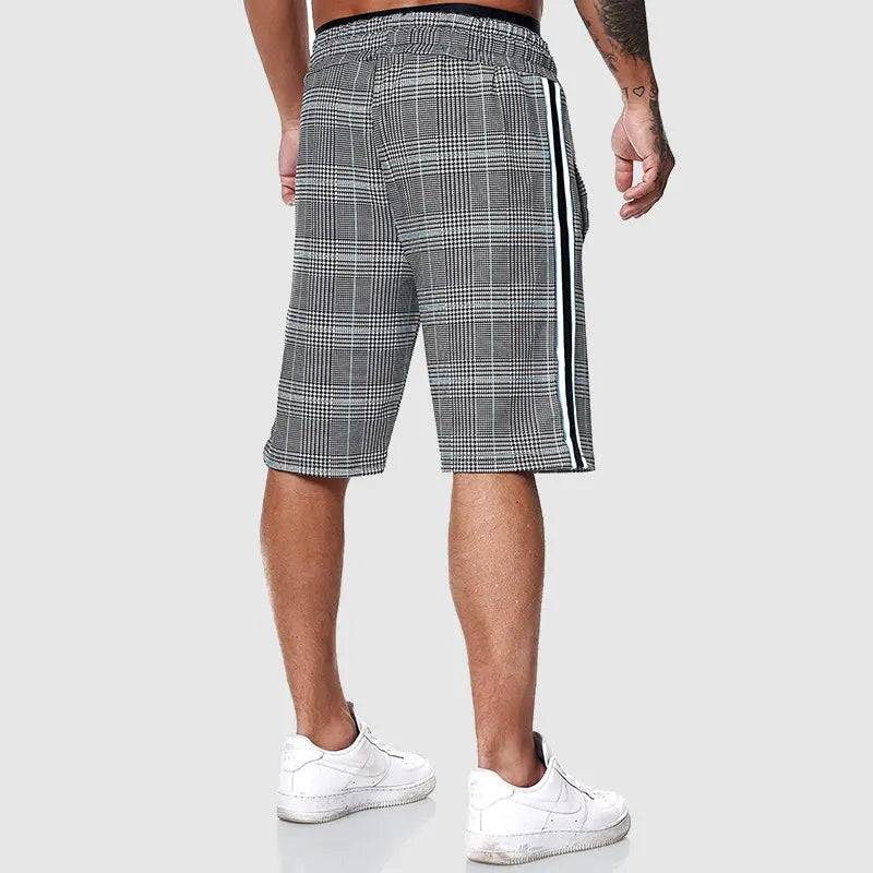 Pantalones cortos a cuadros alfa de Frank Hardy benefiyou