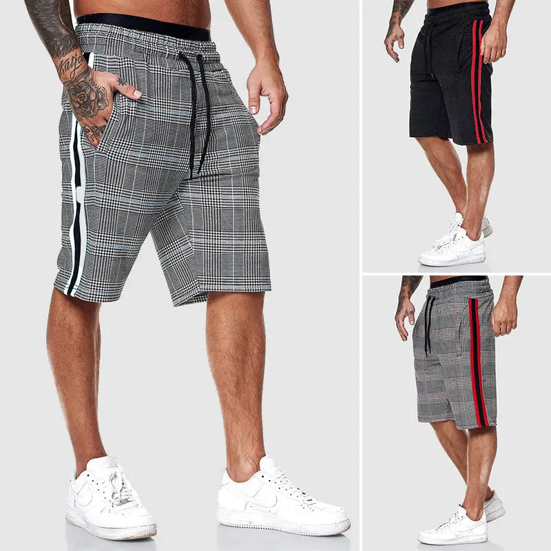 Pantalones cortos a cuadros alfa de Frank Hardy benefiyou