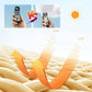 Sombrero para el sol combinable con ala ancha para mujer con solapa en el cuello benefiyou