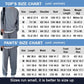 Conjunto de 2 piezas de manga larga para hombre, holgado y a la moda benefiyou