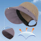 2023 Nueva Sombrero protector solar de ala ancha para mujer para salir a la playa en verano (50% DE DESCUENTO) benefiyou