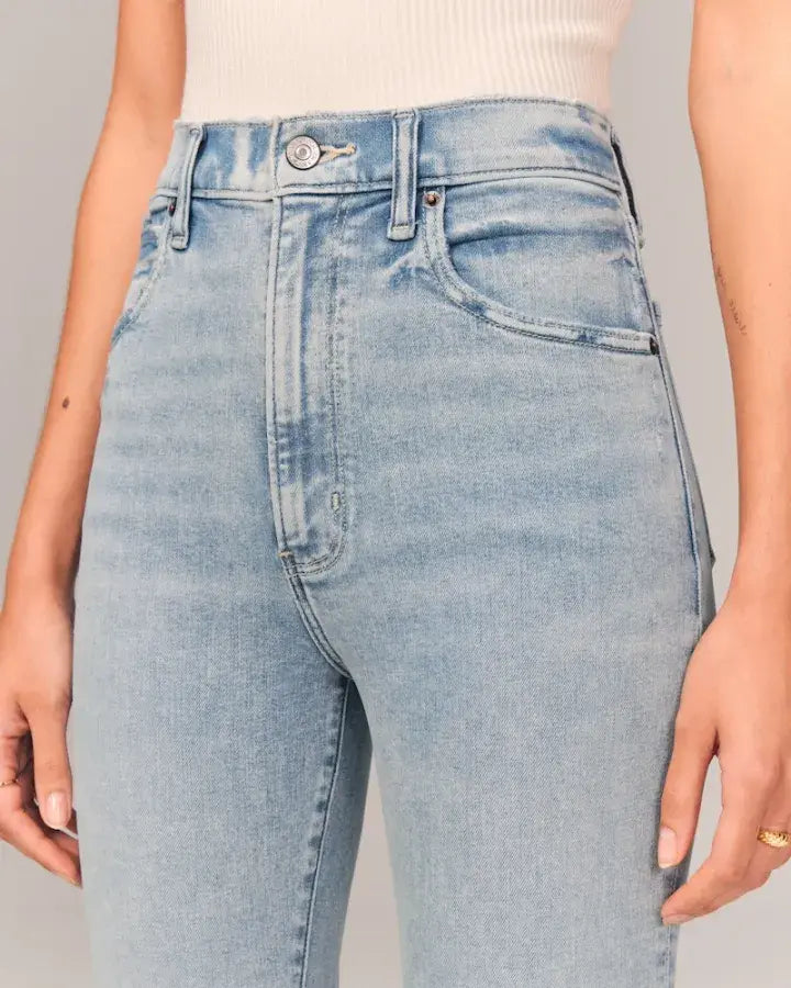 🥳👖descuento por tiempo limitado - Vaquero elástico de tiro ultra alto - COMPRE 2 ENVÍO GRATIS benefiyou