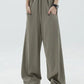Baggy Elastic Waist Wide-Leg Petite Sweatpants benefiyou
