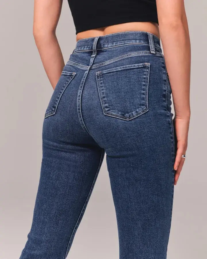 🥳👖descuento por tiempo limitado - Vaquero elástico de tiro ultra alto - COMPRE 2 ENVÍO GRATIS benefiyou