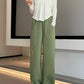 Baggy Elastic Waist Wide-Leg Petite Sweatpants benefiyou