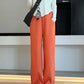 Baggy Elastic Waist Wide-Leg Petite Sweatpants benefiyou